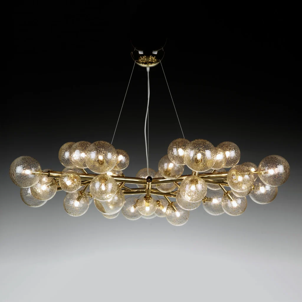 21ST CENTURY DESIGN CHANDELIER with sphere lights