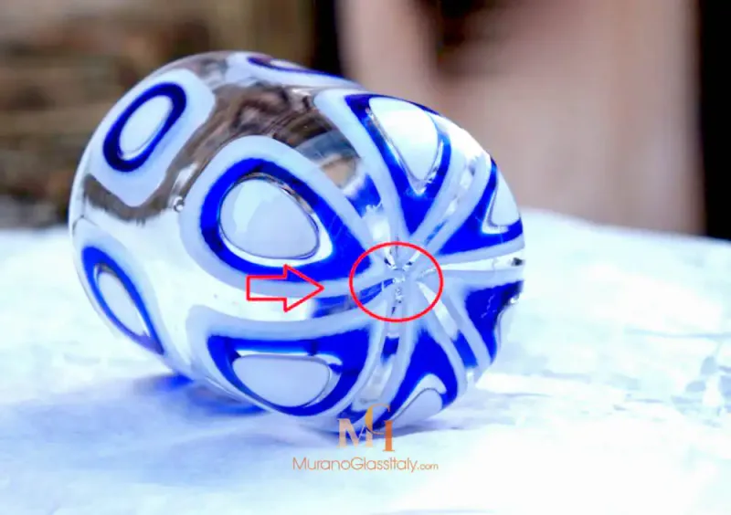 Murano glass authenticity marker